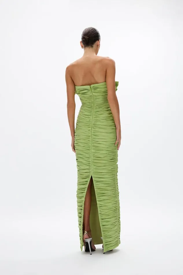 Women Maxi Dresses Rachel Gilbert Jensen Gown Pistachio
