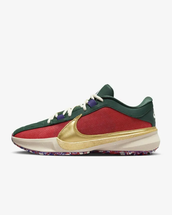 WomenMen Nike All Shoes Freak 5 039Loyalty039 Gym Redfircourt Purplemetallic Gold
