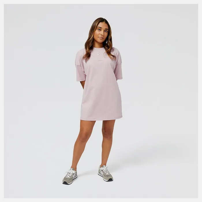 Women NB Athletics Nature State Short Sleeve Tee Violet Shadow New Balance Shirts