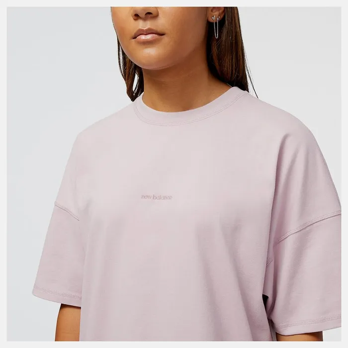 Women NB Athletics Nature State Short Sleeve Tee Violet Shadow New Balance Shirts