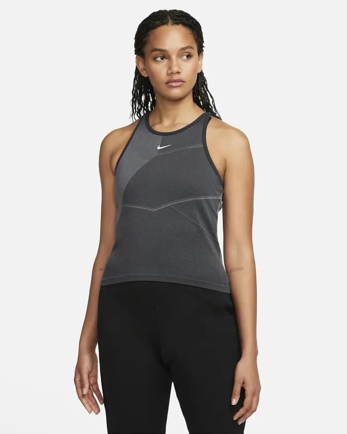 Women Nike All Clothing DriFIT ADV Aura Blackiron Grey