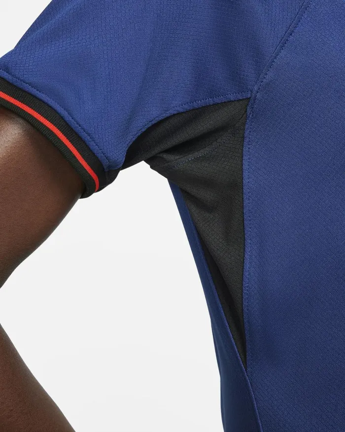 Women Nike All Clothing Netherlands 202223 Stadium Away Deep Royal Blueblackhabanero Red