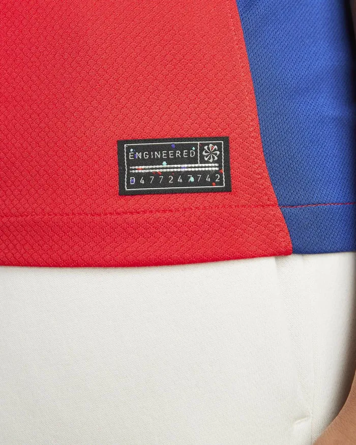 Women Nike All Clothing Norway 2023 Stadium Home Global Redglobal Bluewhite