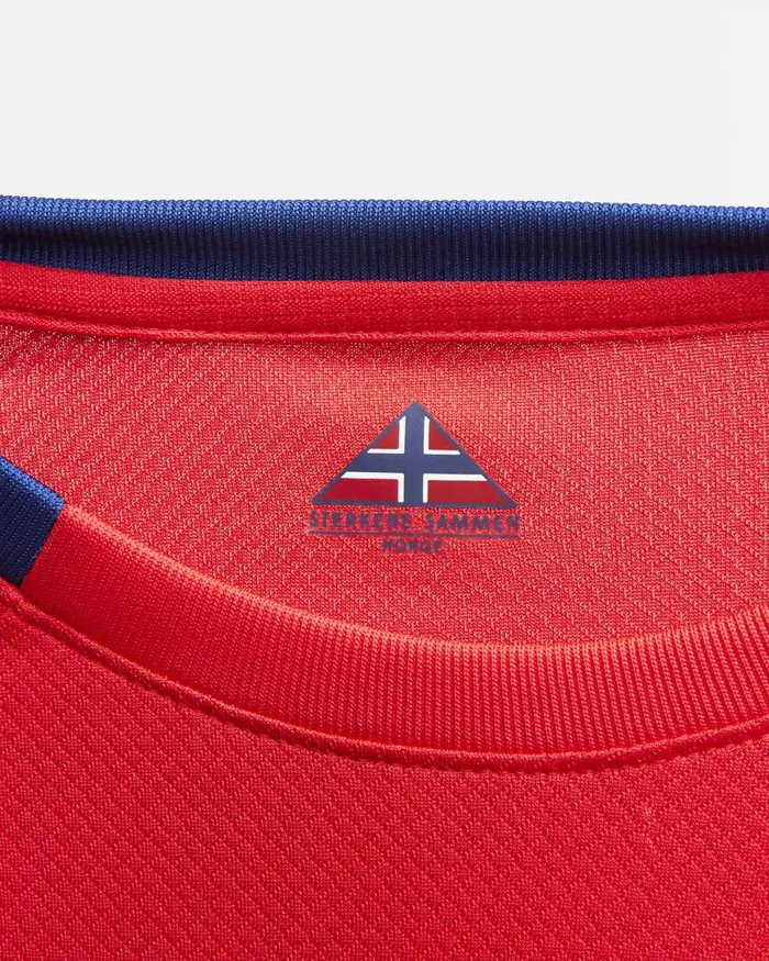 Women Nike All Clothing Norway 2023 Stadium Home Global Redglobal Bluewhite