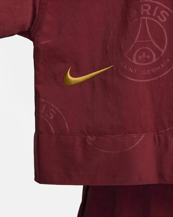Women Nike All Clothing Paris SaintGermain Essential Team Redgold Suede