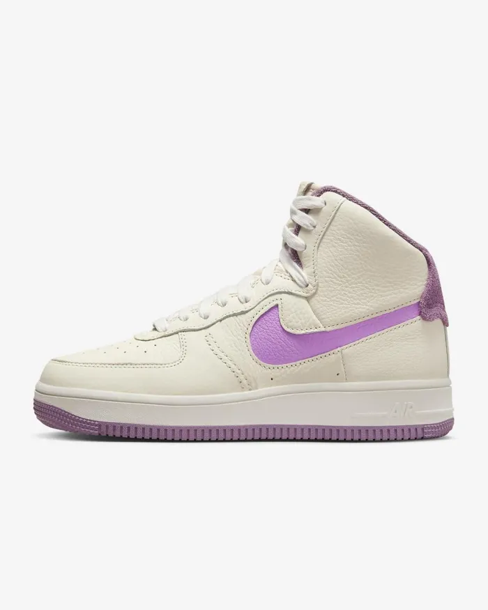 Women Nike All Shoes Air Force 1 Sculpt Pale Ivoryviolet Dustphantomrush Fuchsia
