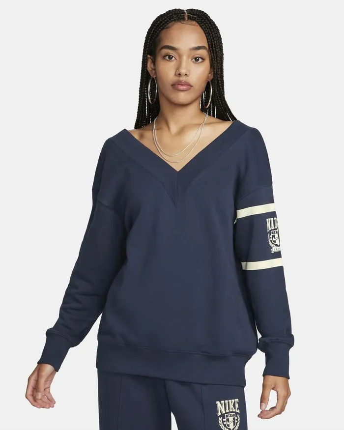 Women Nike Hoodies And Sweatshirts Sportswear Phoenix Fleece Obsidian