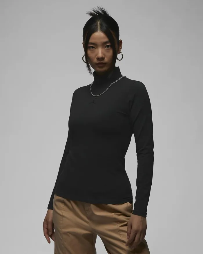 Women Nike Tops And TShirts Jordan Black