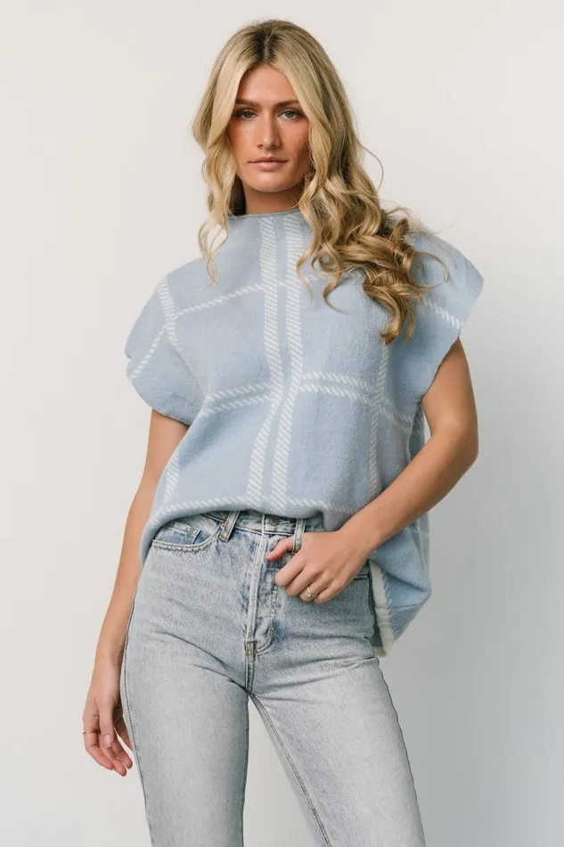 Women Nola Sweater Top Light Blue Baltic Born Sweaters Women Nola Sweater Top Light Blue Baltic Born Sweaters