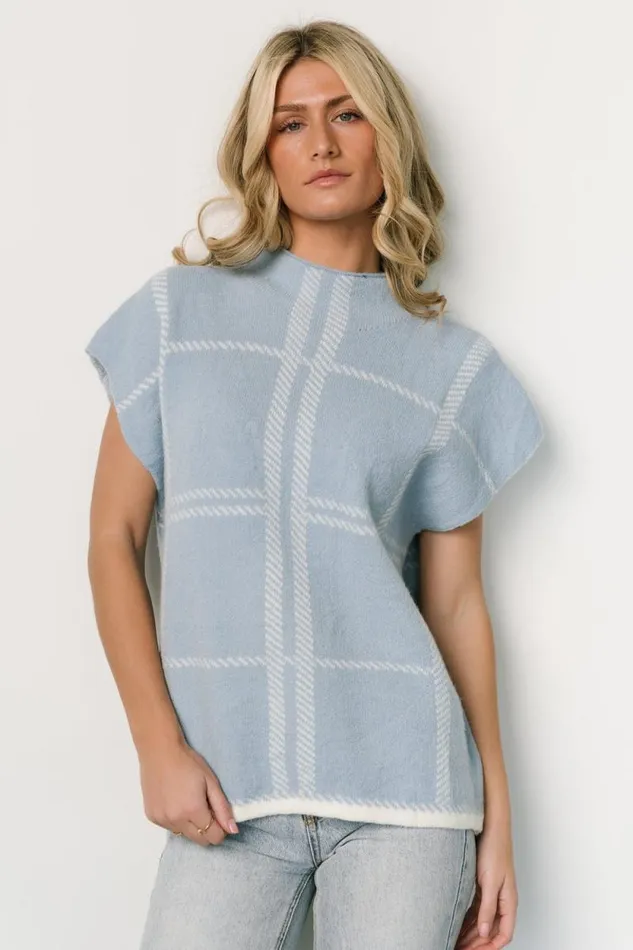 Women Nola Sweater Top Light Blue Baltic Born Sweaters Women Nola Sweater Top Light Blue Baltic Born Sweaters