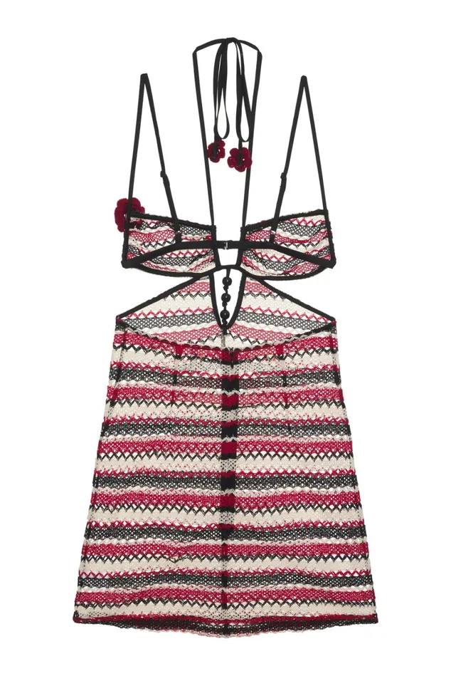 Women Nora Mini Dress Cover Up Multi For Love and Lemons Swim Women Nora Mini Dress Cover Up Multi For Love and Lemons Swim
