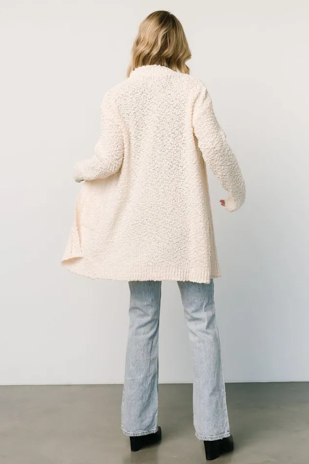 Women Oxford Pocket Cardigan Cream Baltic Born Sweaters Women Oxford Pocket Cardigan Cream Baltic Born Sweaters