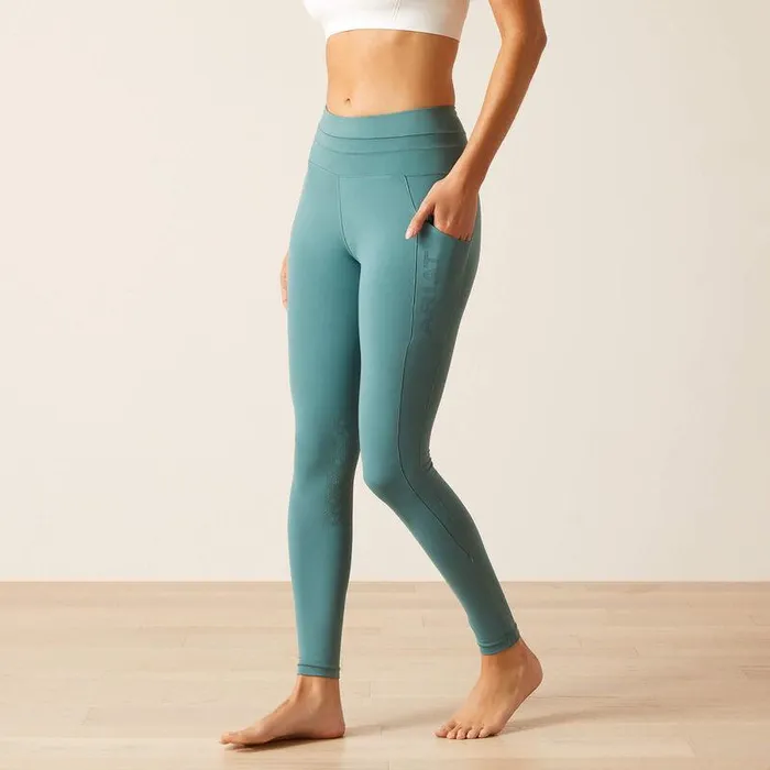 Women Pants and Shorts Ariat Eos 20 Knee Patch Tight North Atlantic