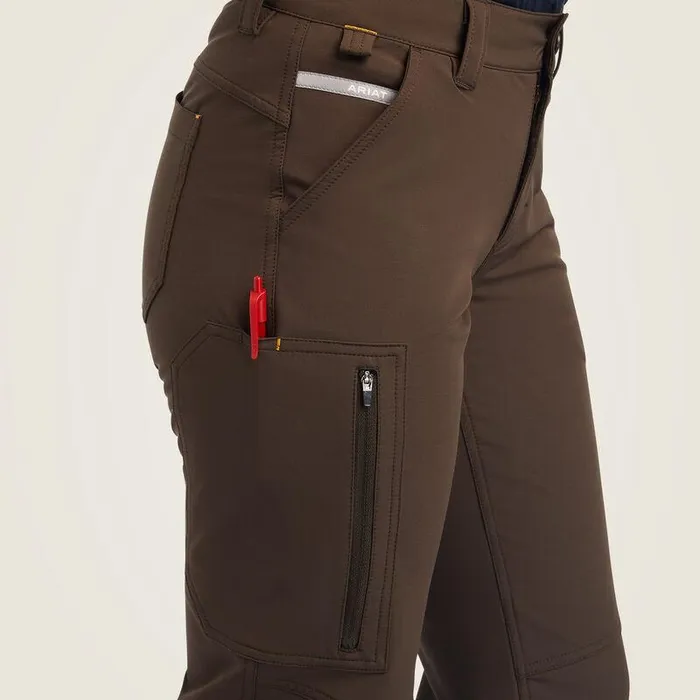 Women Pants and Shorts Ariat Rebar DuraStretch DriTEK Softshell Straight Pant Wren