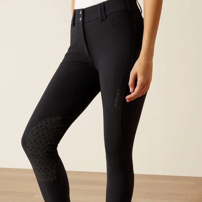 Women Pants and Shorts Ariat Tri Factor Grip Knee Patch Breech Black