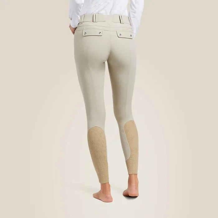 Women Pants and Shorts Ariat Tri Factor Grip Knee Patch Breech Tan