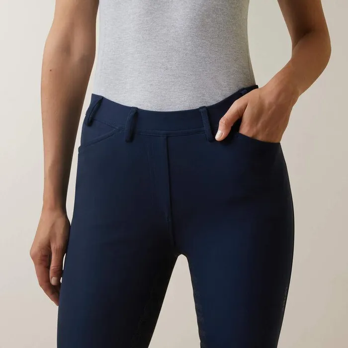 Women Pants and Shorts Ariat Tri Factor PullOn Full Seat Breech Navy Women Pants and Shorts Ariat Tri Factor PullOn Full Seat Breech Navy