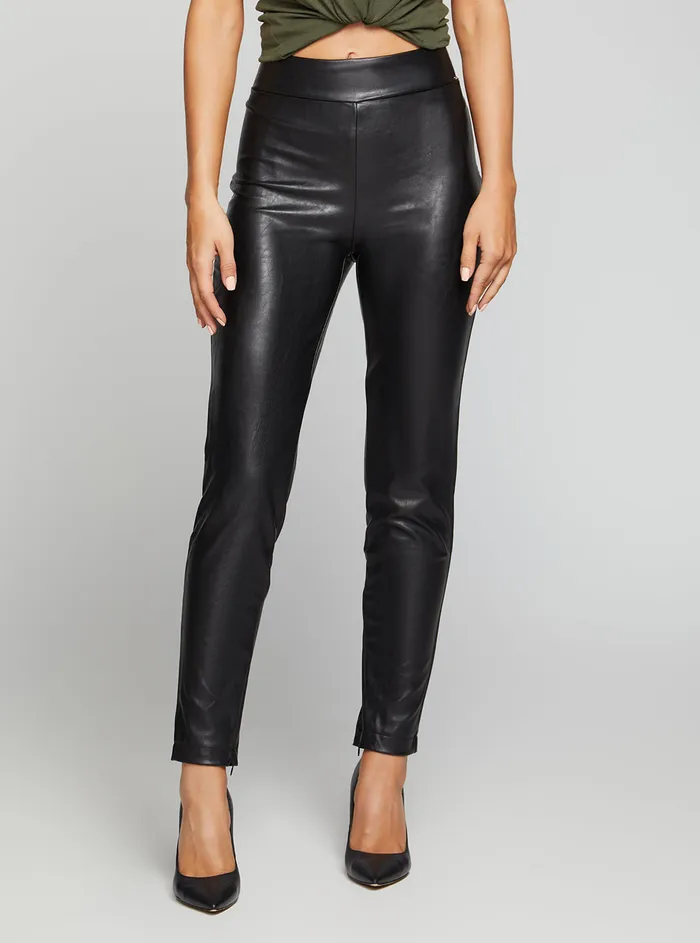 Women Pants GUESS Black Priscilla Fauxleather Pants