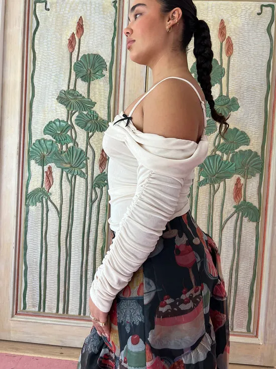 Women Rosa OffShoulder Top Vanilla Tops Lisa Says Gah