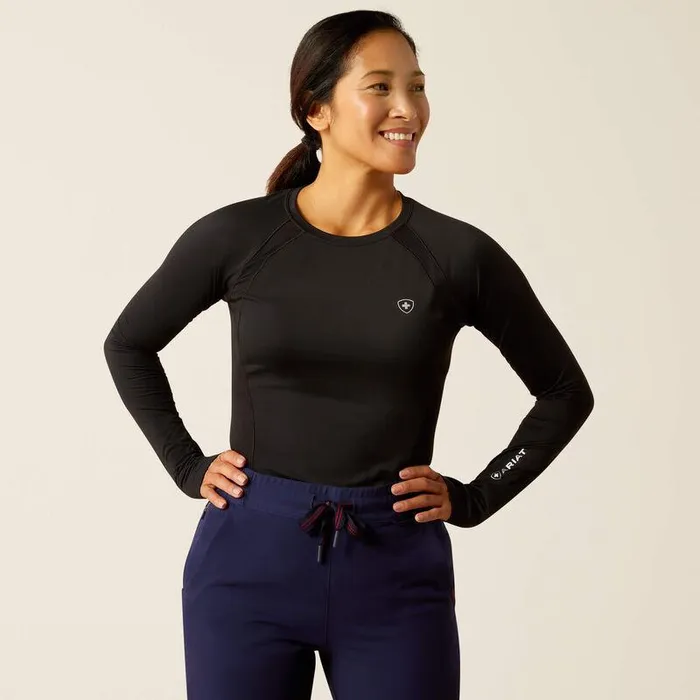 Women Scrubs Ariat VentTEK Underscrub Baselayer Black