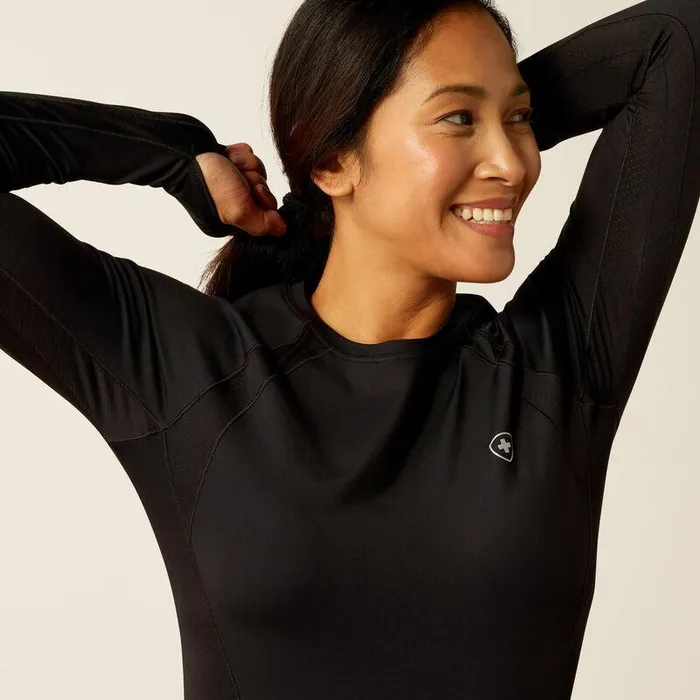 Women Scrubs Ariat VentTEK Underscrub Baselayer Black Women Scrubs Ariat VentTEK Underscrub Baselayer Black