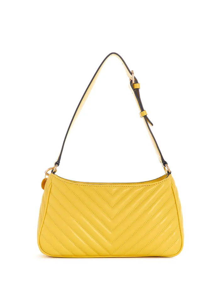 Women Shoulder Bag GUESS Yellow Keillah Quilted Shoulder Bag Women Shoulder Bag GUESS Yellow Keillah Quilted Shoulder Bag