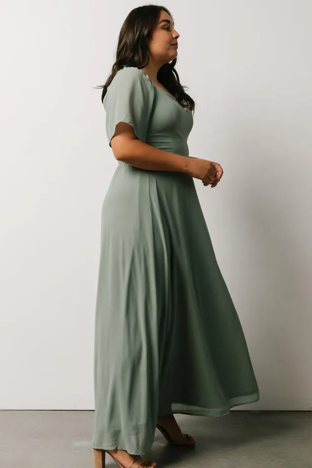 Women Sierra Sweetheart Maxi Dress Eucalyptus Baltic Born The Guest Edit Women Sierra Sweetheart Maxi Dress Eucalyptus Baltic Born The Guest Edit