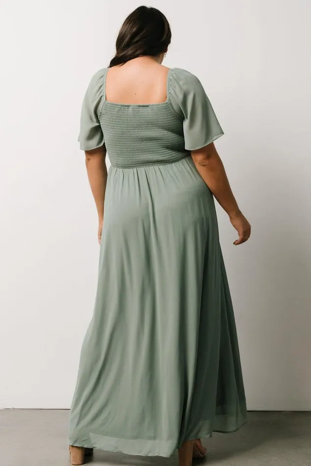 Women Sierra Sweetheart Maxi Dress Eucalyptus Baltic Born The Guest Edit Women Sierra Sweetheart Maxi Dress Eucalyptus Baltic Born The Guest Edit