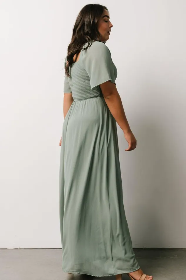 Women Sierra Sweetheart Maxi Dress Eucalyptus Baltic Born The Guest Edit Women Sierra Sweetheart Maxi Dress Eucalyptus Baltic Born The Guest Edit