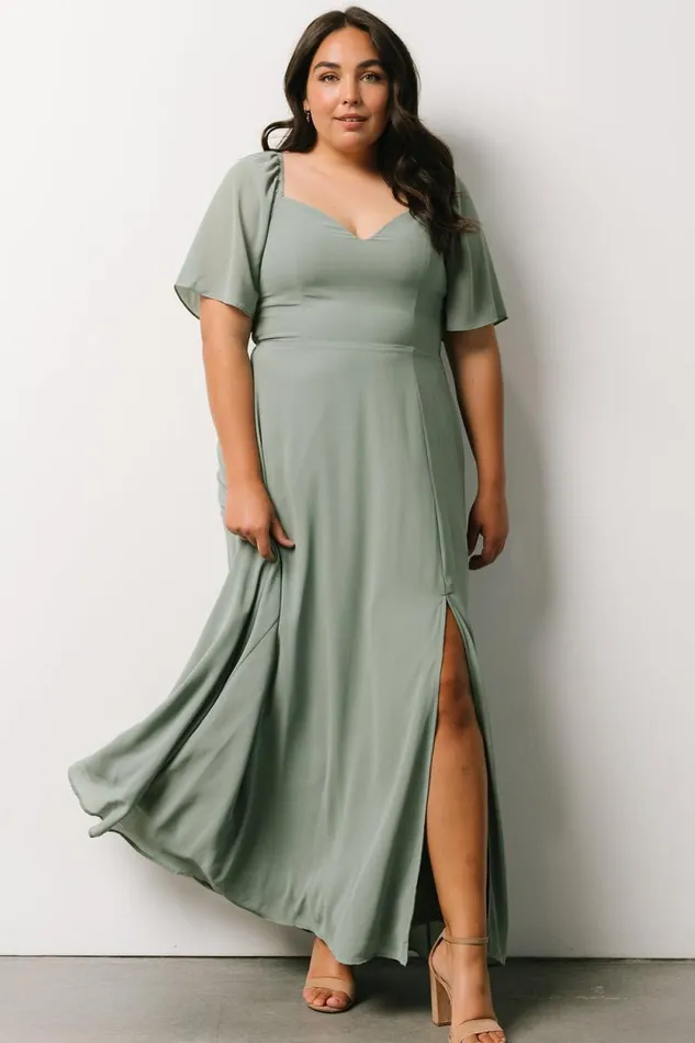 Women Sierra Sweetheart Maxi Dress Eucalyptus Baltic Born The Guest Edit Women Sierra Sweetheart Maxi Dress Eucalyptus Baltic Born The Guest Edit