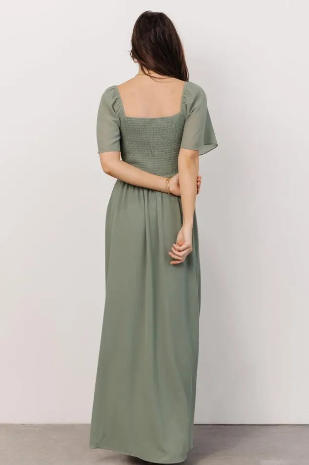Women Sierra Sweetheart Maxi Dress Eucalyptus Baltic Born The Guest Edit Women Sierra Sweetheart Maxi Dress Eucalyptus Baltic Born The Guest Edit
