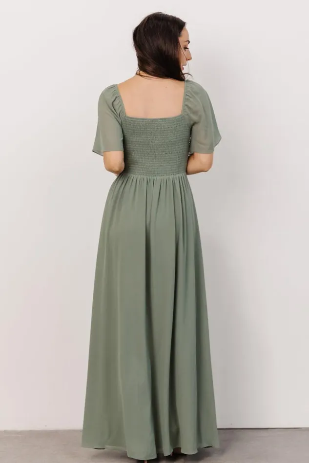 Women Sierra Sweetheart Maxi Dress Eucalyptus Baltic Born The Guest Edit Women Sierra Sweetheart Maxi Dress Eucalyptus Baltic Born The Guest Edit