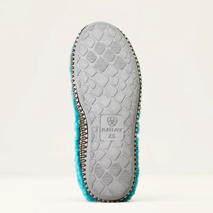 Women Slippers Ariat Snuggle Bright Turquoise