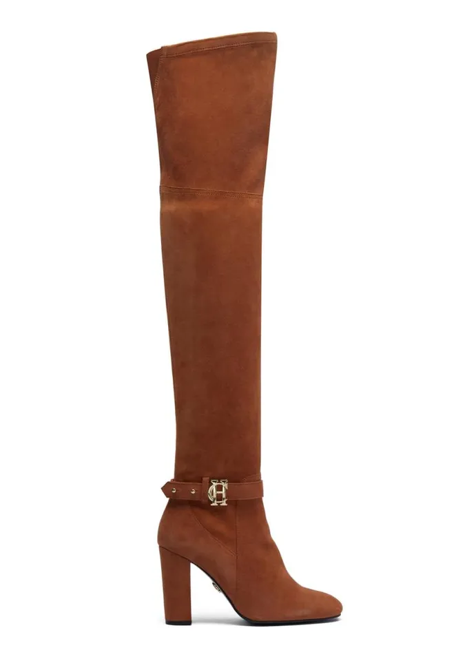 Women Sloane Over The Knee Boot Tan Holland Cooper Boots
