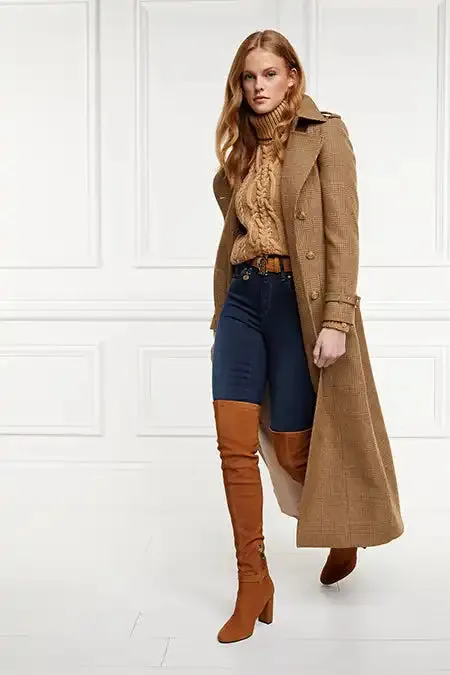 Women Sloane Over The Knee Boot Tan Holland Cooper Boots Women Sloane Over The Knee Boot Tan Holland Cooper Boots