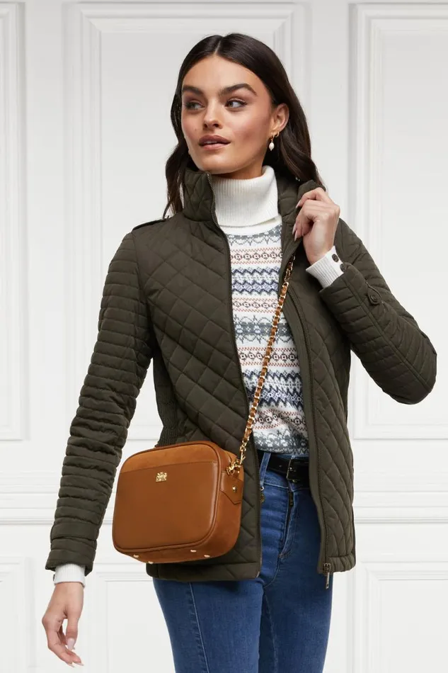 Women Soho Camera Bag Tan Suede Holland Cooper Bags