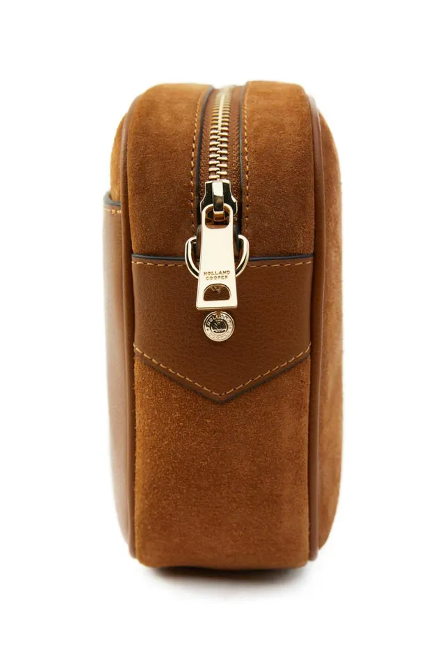 Women Soho Camera Bag Tan Suede Holland Cooper Bags