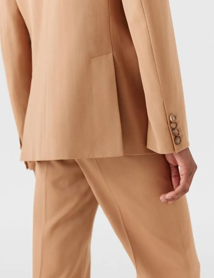 Women Striped DoubleBreasted Blazer Biscuit Stella McCartney Coats And Jackets