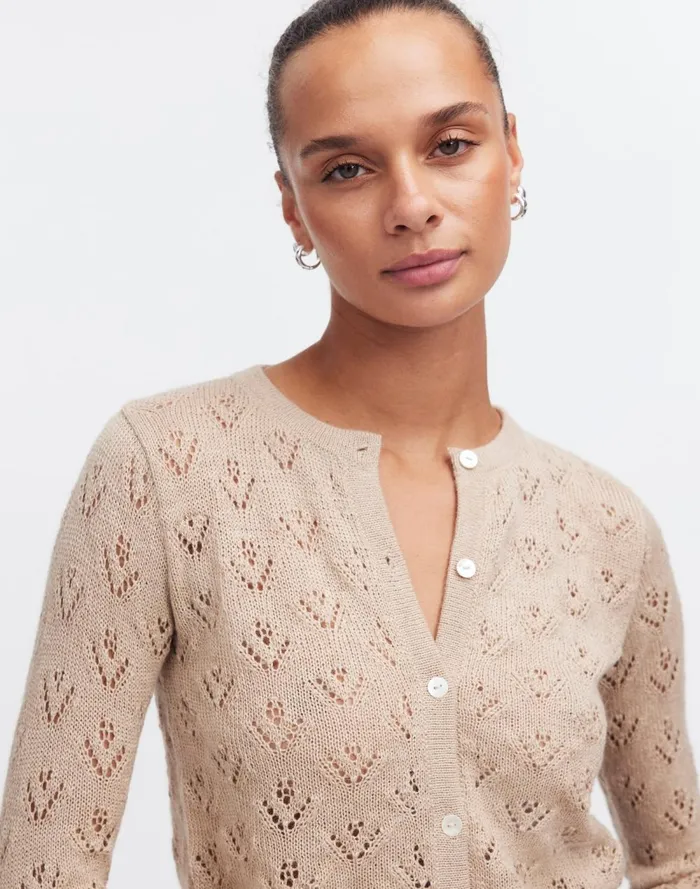 Women Sweaters Madewell Yanawara Qupana Alpaca Cardigan Beige