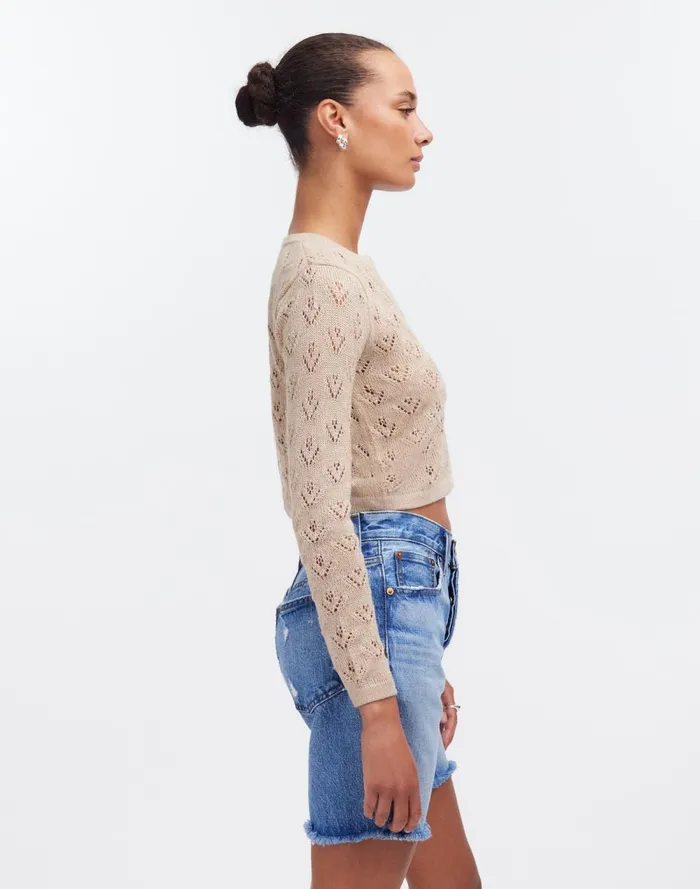 Women Sweaters Madewell Yanawara Qupana Alpaca Cardigan Beige