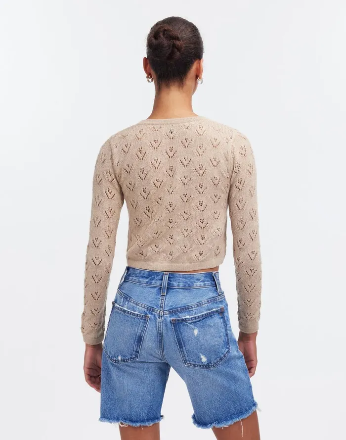 Women Sweaters Madewell Yanawara Qupana Alpaca Cardigan Beige