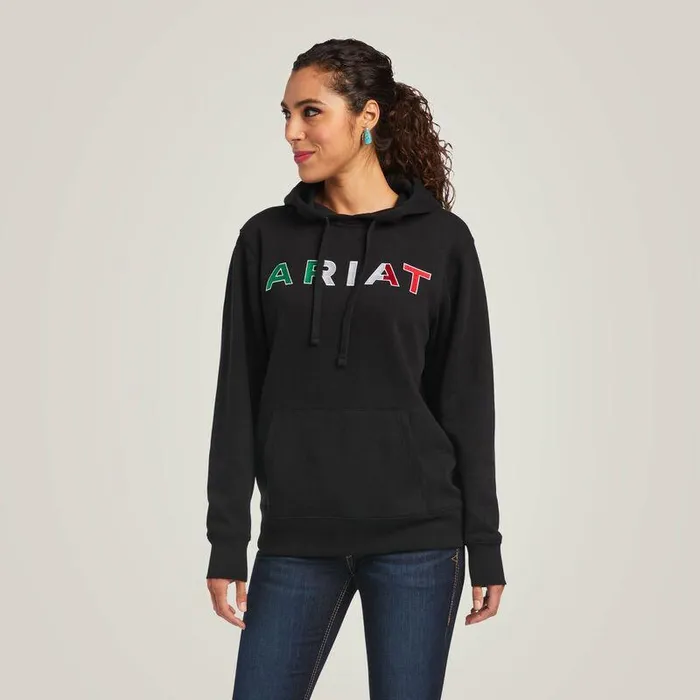 Women Sweatshirts and Hoodies Ariat Mexico Hoodie Black