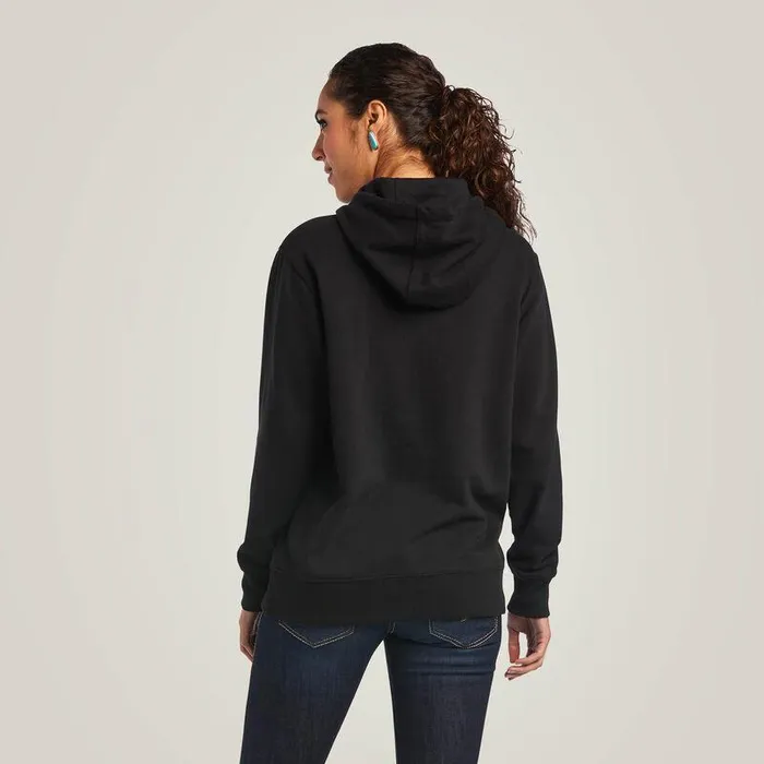 Women Sweatshirts and Hoodies Ariat Mexico Hoodie Black Women Sweatshirts and Hoodies Ariat Mexico Hoodie Black