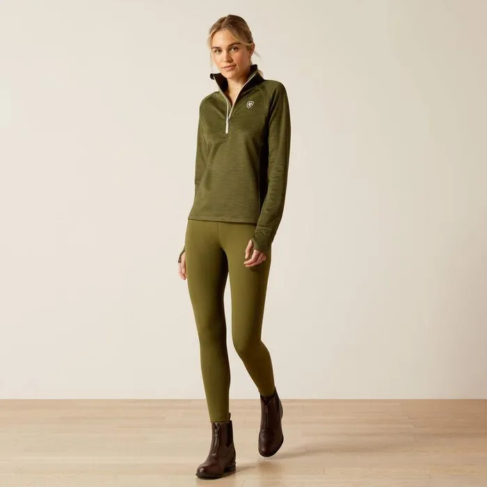 Women Sweatshirts and Hoodies Ariat Tek Team 12 Zip Sweatshirt Winter Moss