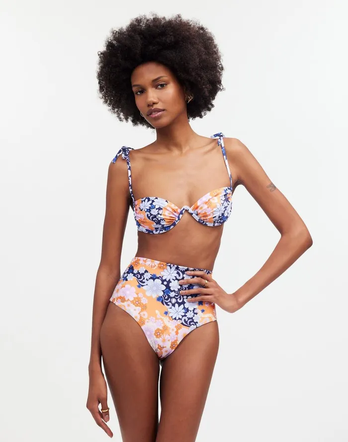 Women Swim Madewell Madewell X Agua Bendita Donna Bikini Top Multi