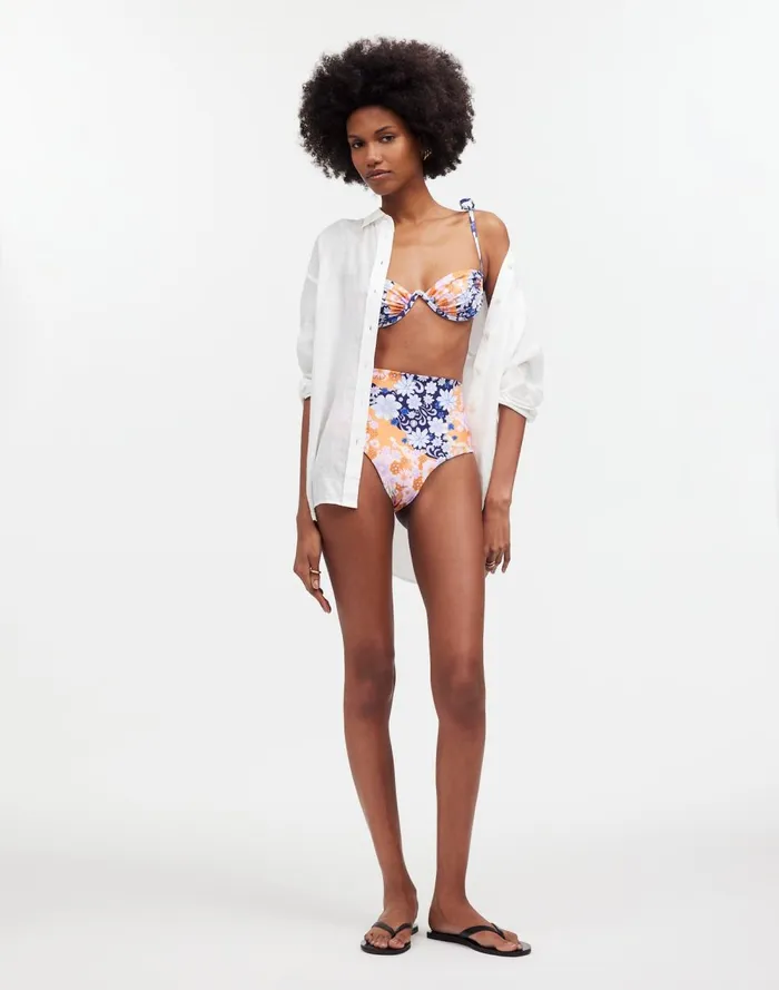 Women Swim Madewell Madewell X Agua Bendita Donna Bikini Top Multi