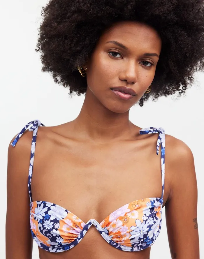 Women Swim Madewell Madewell X Agua Bendita Donna Bikini Top Multi