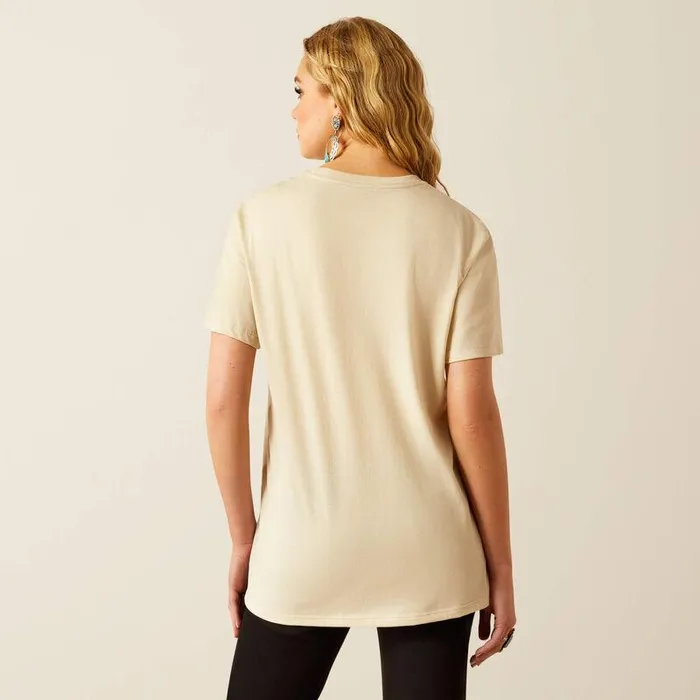 Women TShirts and Tops Ariat Ariat Western Wear TShirt Natural