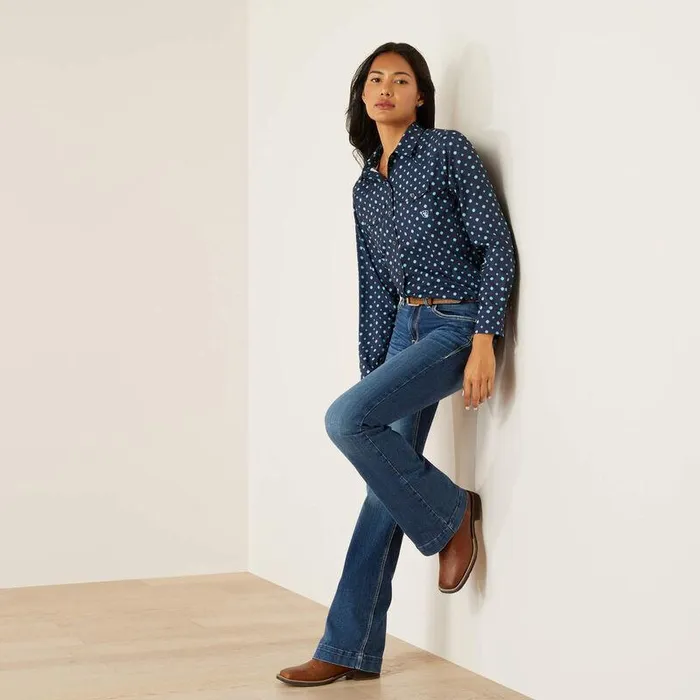 Women TShirts and Tops Ariat Western VentTEK Stretch Shirt Foulard