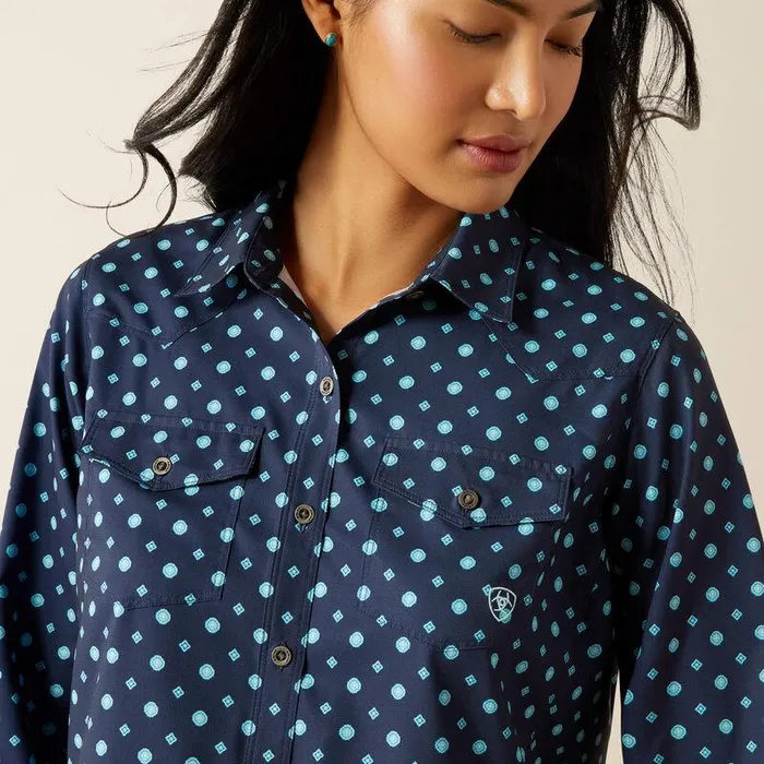 Women TShirts and Tops Ariat Western VentTEK Stretch Shirt Foulard